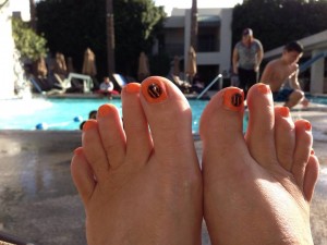 Toes at the Pool